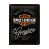 Harley Davidson Genuine.tin sign. 15 x 20 cm