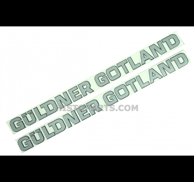 Bonnet decal set GÜLDNER GOTLAND