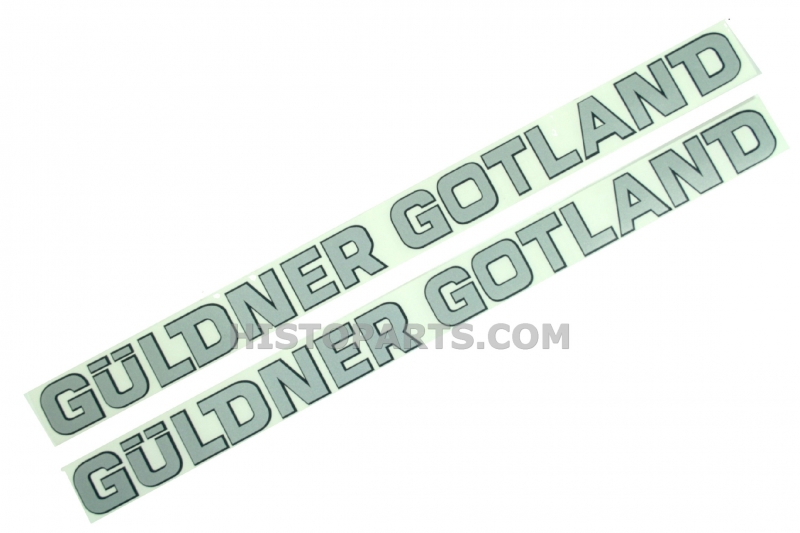Bonnet decal set GÜLDNER GOTLAND