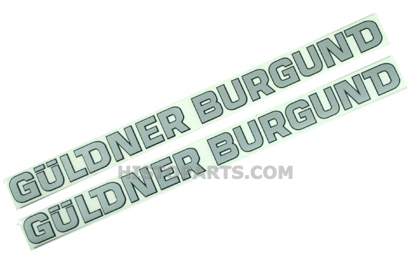 Motorkap stikkerset GÜLDNER BURGUND