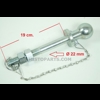 Aanhanger kogel met schroefdraad (1)
