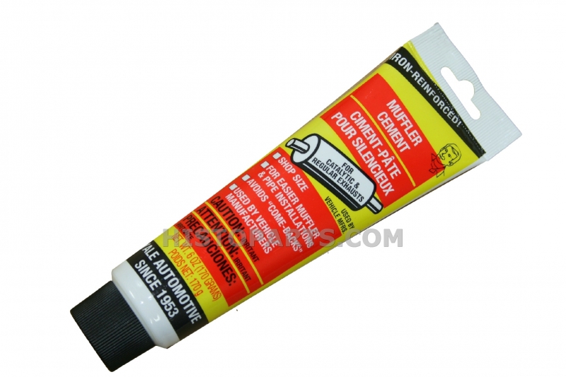 Muffler cement