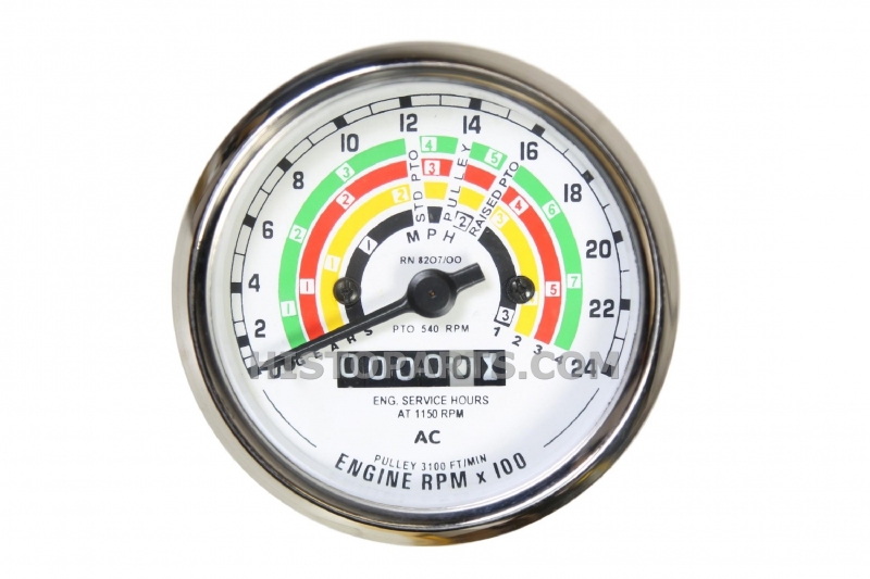 Tachometer. Fordson Power Major, Super Major in detail