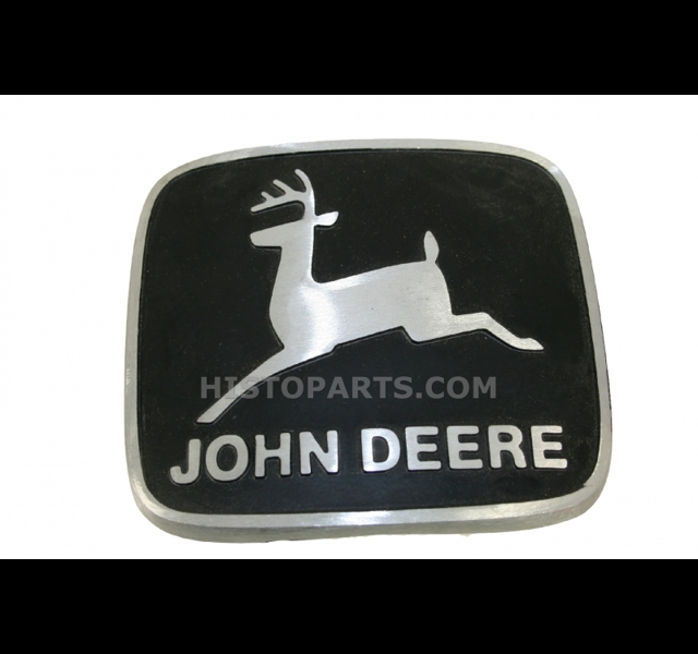 John Deere aluminium neus embleem