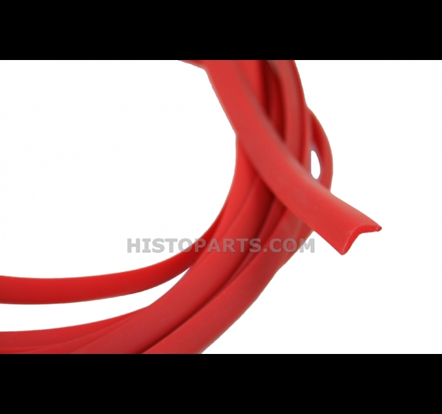 Sierlijst inlegband, Rood