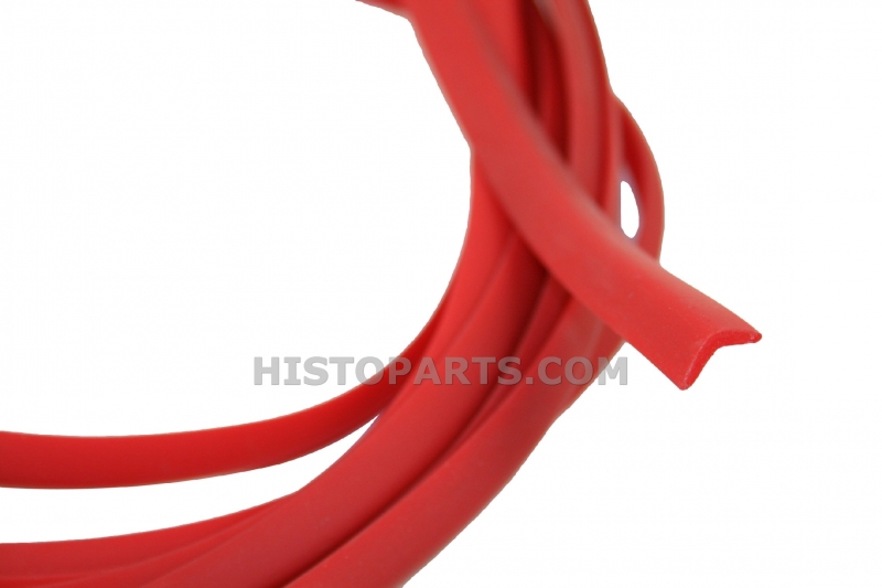 Sierlijst inlegband, Rood