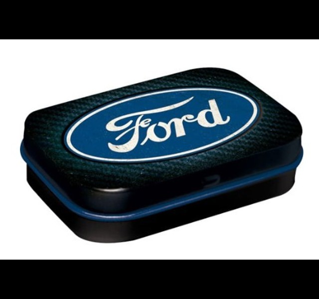 Mint box with Ford logo