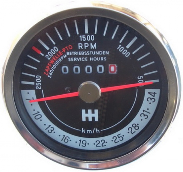 Tachometer, International 34 km/h