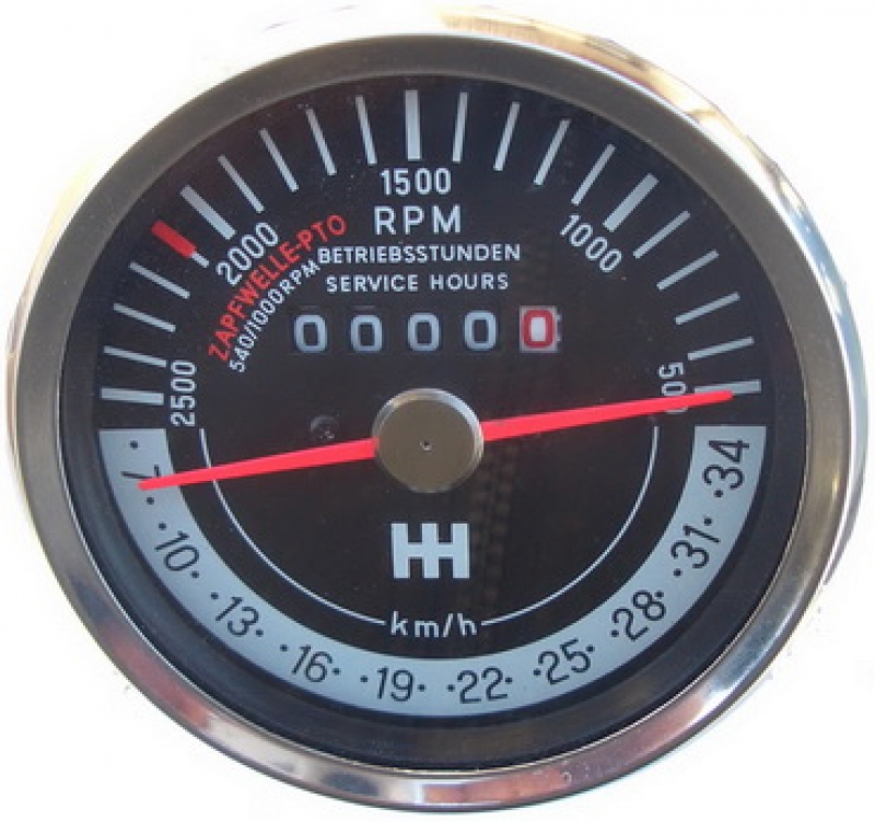 Tachometer, International 34 km/h