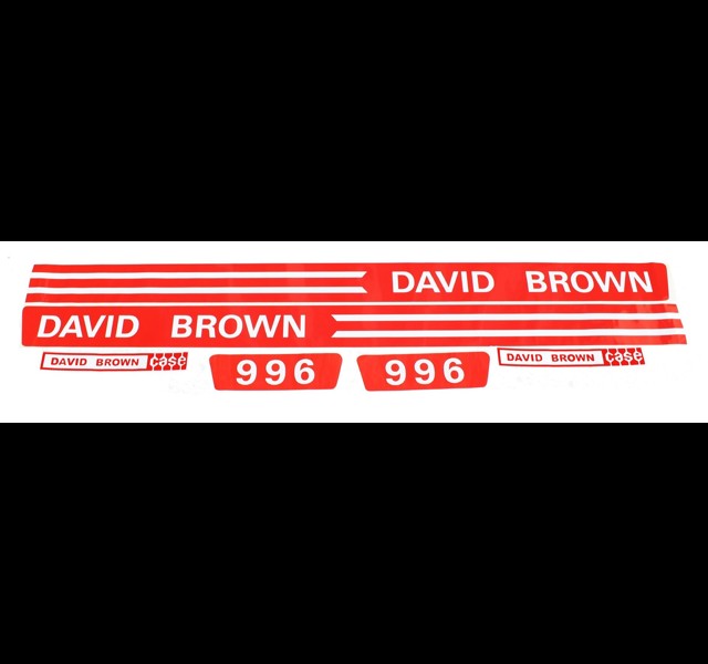 Bonnet Decalset David Brown 996
