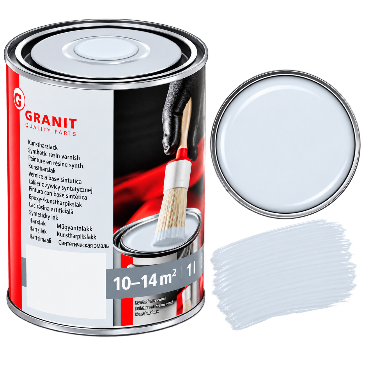 Ford Wit/Grijs wielen. Blik 1.0 Ltr