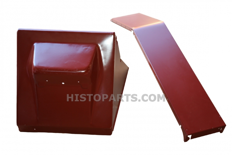 Spatbord in staal. Links.  Case IH,  XL cabine. 4 cilinder modellen Histoparts