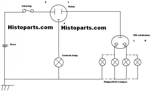 Knipperlicht relais, Instelbaar in detail