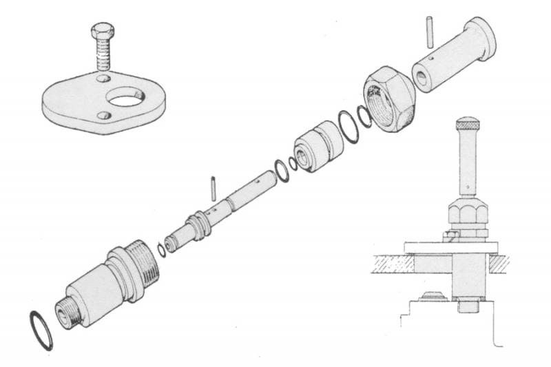 Afdicht set, Dump valve, David Brown Histoparts