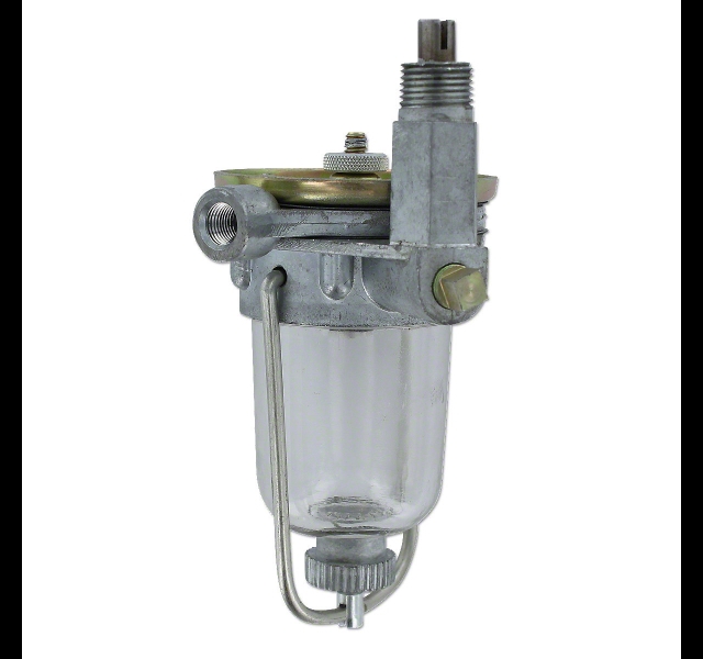 Sediment bowl assembly with Automatic shut-off. John Deere