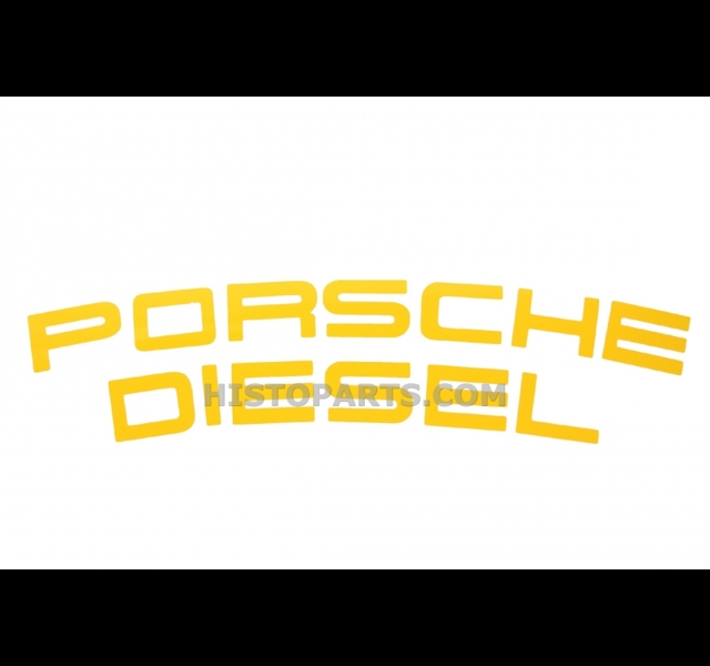 Porsche Diesel decal