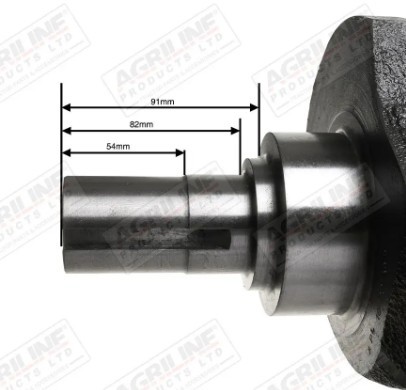 Crankshaft Ford BSD333. 4.4" Histoparts