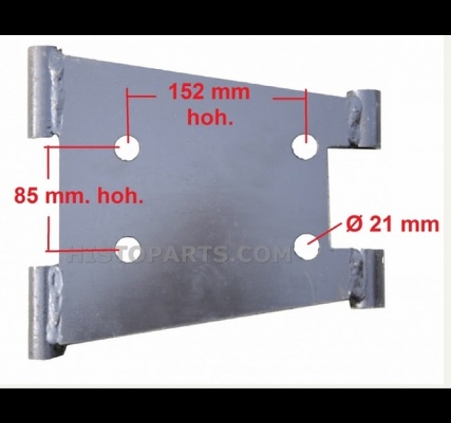 Mounting plate only, Drawbar. Massey Ferguson Histoparts