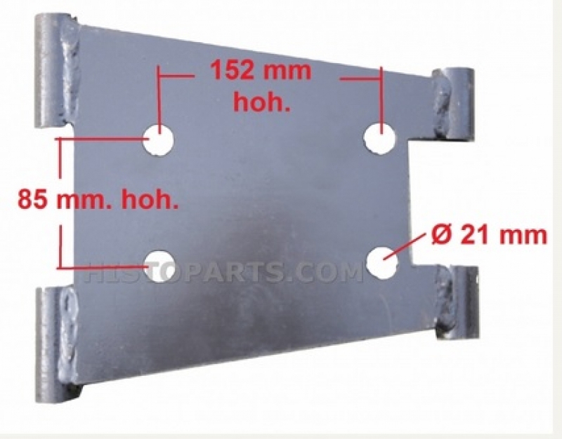Mounting plate only, Drawbar. Massey Ferguson Histoparts