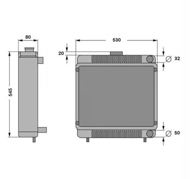 reserve-onderdeel Radiateur International 