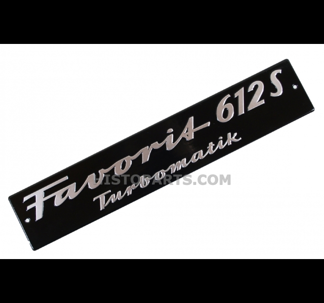 Bonnet side emblem, Fendt Favorit 612 S