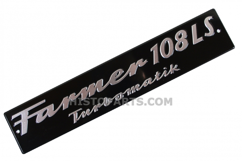 Bonnet side emblem Fendt Farmer 108 LS
