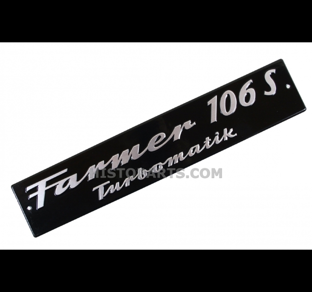 Motorkap embleem Fendt Farmer 106 S