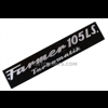 Bonnet side emblem Fendt Farmer 105 LS