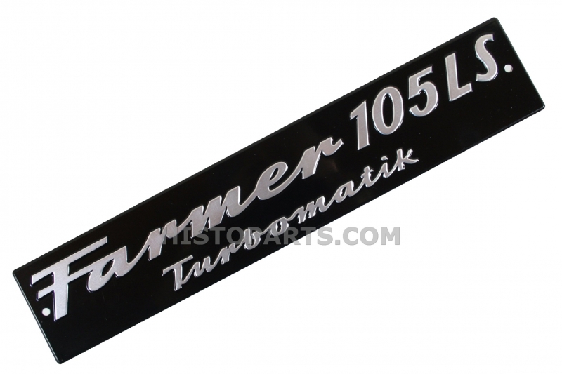 Bonnet side emblem Fendt Farmer 105 LS