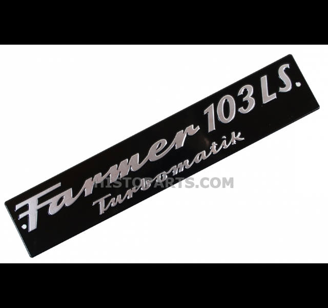 Motorkap embleem Fendt Farmer 103 LS