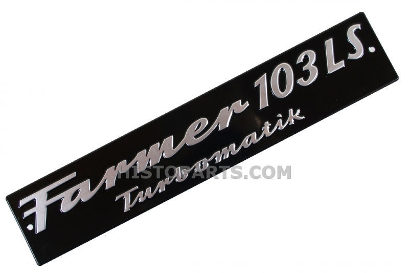 Motorkap embleem Fendt Farmer 103 LS