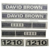 Bonnet decal set Case David Brown 1210