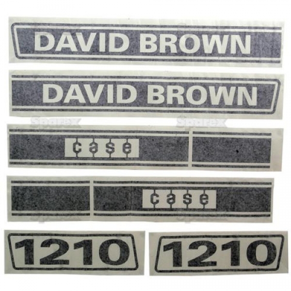 Bonnet decal set Case David Brown 1210