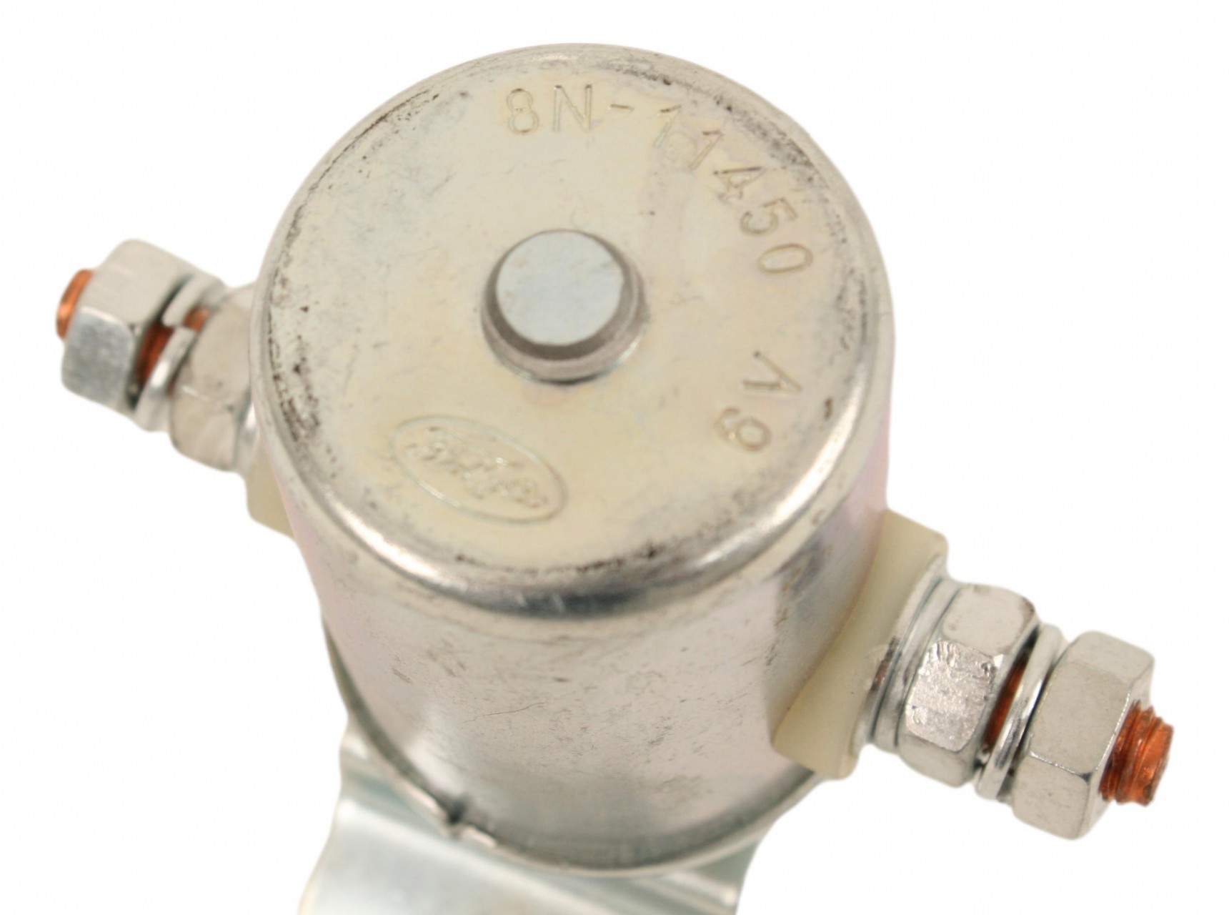 Starter solenoid with FOMOCO script Histoparts