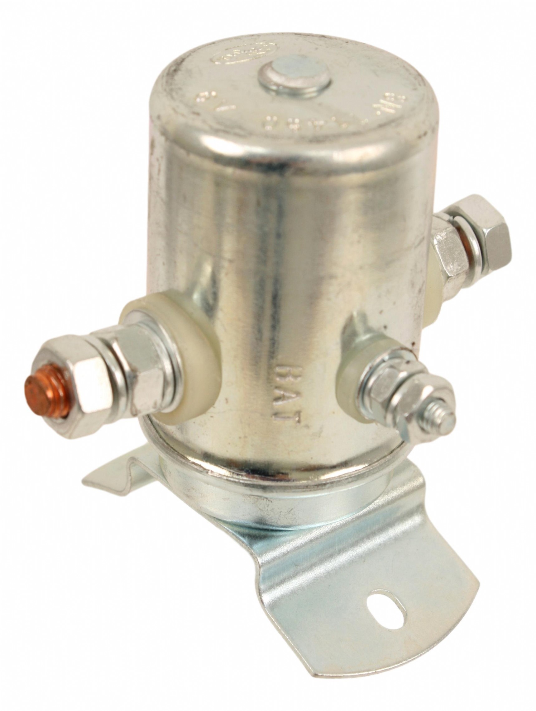 Starter solenoid with FOMOCO script in detail