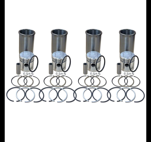 Piston ring and liner kit. Farmall