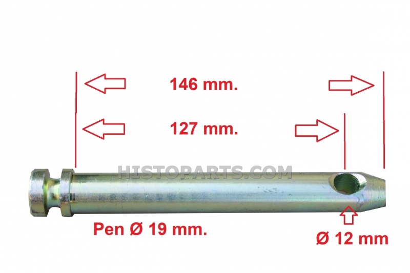 Top link Pin 19 x 127 mm Histoparts