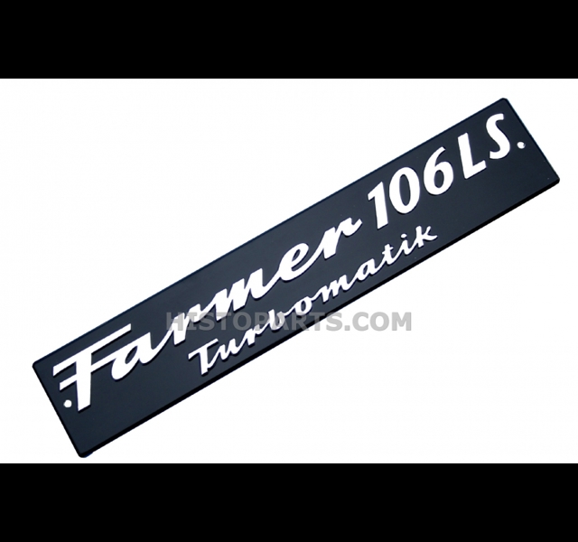 Bonnet side emblem Fendt Farmer 106 LS