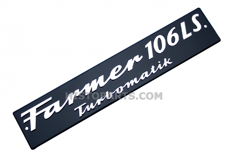 Motorkap embleem Fendt Farmer 106 LS