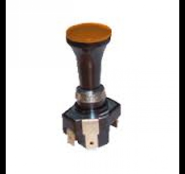 Illuminated push pull switch on-off