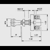 Push Pull Switch Ivory effect Histoparts