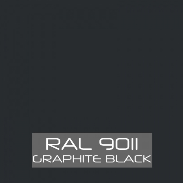 Ral 9011 Graphit zwart, 1 Ltr