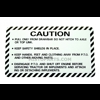 FORD DECAL on rear axle “CAUTION”