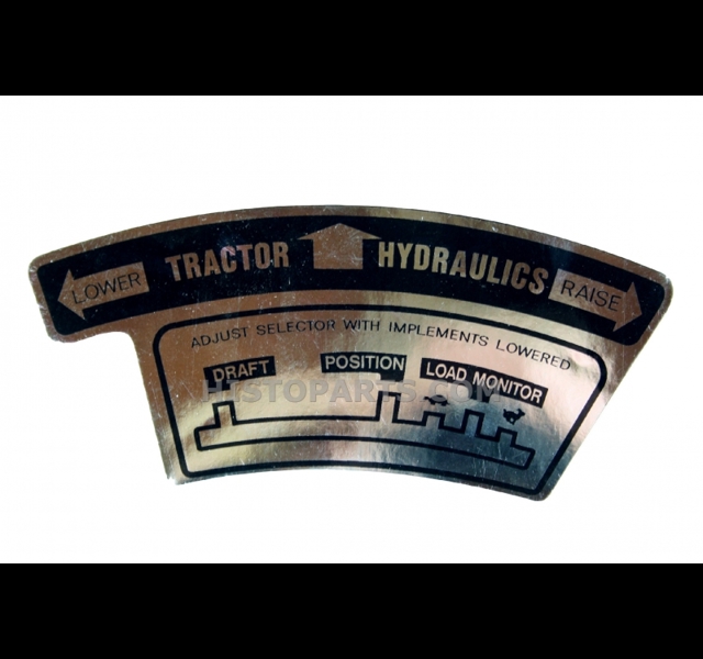 FORD 7000 etc.HYD QUADRANT decal