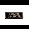 Decal Ford 7000 Air Filter Warning