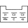 Indicator relais  6 terminal. Histoparts