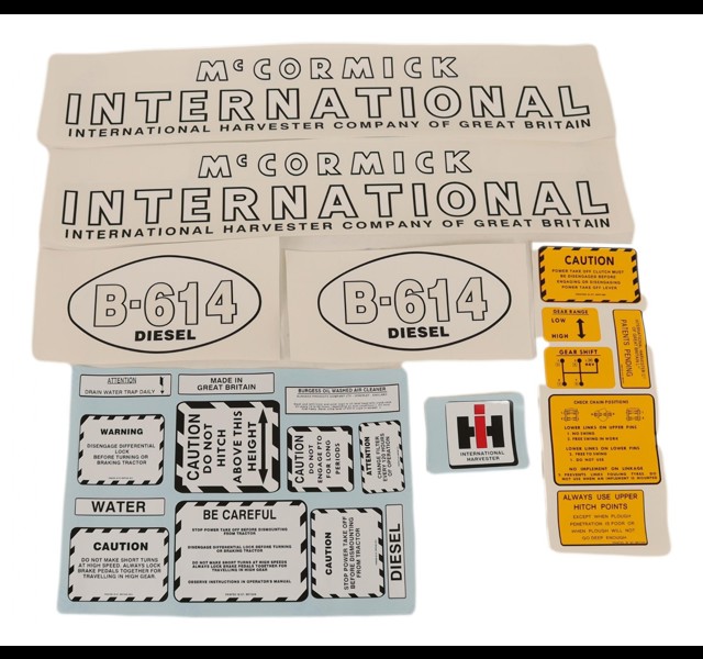 B614 decal set