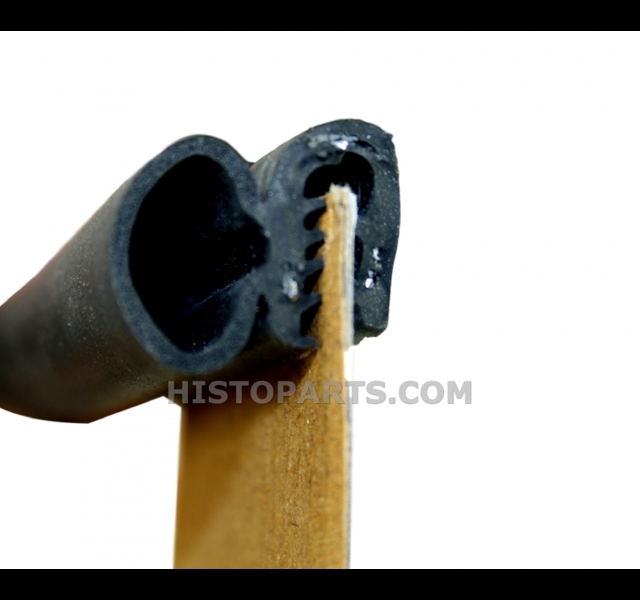 Deur of raam rubber, 5 tot 6 mm plaat of glas