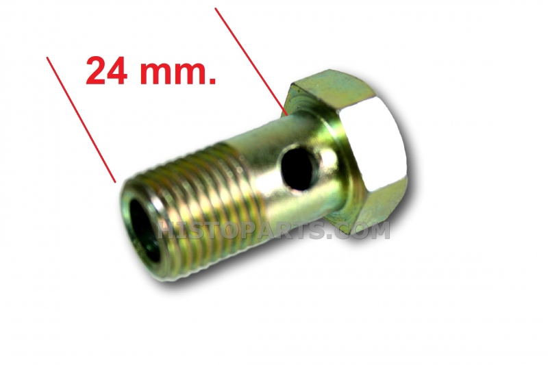 Banjo bolt, fits to fuel filter head