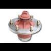 Hub with cap and studs. Ferguson